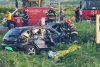 Accident teribil în Vâlcea! O mașină cu cinci persoane a fost lovită de tren 843633