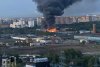 Incediu uriaș într-un depozit de lângă Moscova. Au ars aproximativ 400 de metri pătrați și focul se extinde 844455