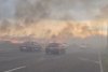 Incendiu puternic la marginea Ploieștiului, provocat de un fulger. Traficul este restricționat pe DN1 845283