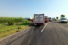 Accident grav pe drumul european E85. Un autoturism a fost strivit de o autocisternă. O persoană a decedat 845812