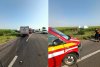 Accident grav pe drumul european E85. Un autoturism a fost strivit de o autocisternă. O persoană a decedat 845813