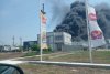 Incendiu puternic la o hală din Caracal! Un tânăr a fost scos din foc și dus la spital cu arsuri 845880