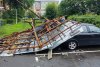 Imaginile dezastrului. Furtuna a distrus într-o clipă acoperișurile făcute fără autorizație, în Hunedoara 846138