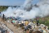 Incendiu în Ploiești. Mai multe tone de gunoi, depozitat ilegal, în flăcări 846148