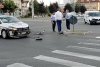 O mașină de poliție, aflată în misiune, a fost izbită în plin de o mașină de curierat, în Drobeta-Turnu Severin 846785