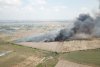 Incendiu masiv în apropiere de Bucureşti: Ard 10 hectare de vegetaţie. A fost emis mesaj Ro-Alert 847201