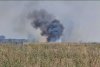 Incendiu masiv în apropiere de Bucureşti: Ard 10 hectare de vegetaţie. A fost emis mesaj Ro-Alert 847206
