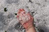 Covor alb de gheață în toiul verii, în urma fenomenelor extreme | Grindina a făcut prăpăd în mai multe zone din țară 847518