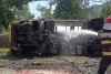 Cisternă răsturnată în Ploiești. Motorina se scurge din rezervor. Două persoane au nevoie de îngrijiri medicale 848019