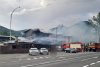 Incendiu devastator la un motel și un restaurant din Băile Herculane. Clădirile au fost distruse de flăcări 847992