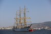 Imagini inedite cu Bricul Mircea în portul Izmir. Petrecere românească la bord cu membri ai comandamentelor NATO 849532