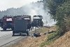Un autocar cu 60 de cetățeni moldoveni și români, a luat foc pe autostrada de centură a Vienei 850031