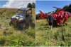 Accident grav în Maramureș: O mașină de teren a căzut într-o râpă | A fost chemat elicopterul SMURD 851872