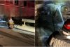 Incendiu la locomotiva unui tren personal cu 20 de călători, în mijlocul nopții 852021