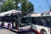 Două autobuze s-au ciocnit, după ce unuia i-ar fi cedat frânele, în Pitești 853063