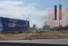 Incendiu în București, pe Fabrica de Glucoză, la ieșirea de pe Autostrada A3, la un pas de mașinile de pe șosea 854086