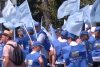 Protest la Palatul Victoria: 1.500 de angajați din Administrația Publică își strigă nemulțumirile 855066