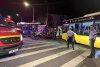 Accident grav în Sibiu, între două autobuze şi un autoturism. Trei persoane au fost rănite 855782