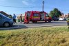 O basculantă a intrat în plin într-un autoturism pe DN 72, în Prahova. S-a intervenit cu elicopterul SMURD 855820