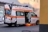 Incendiu la o ambulanță în fața spitalului, în Constanța 856749