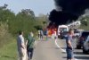 Un bărbat și doi copii, la un pas să-și piardă viața, după ce mașina în care se aflau a luat foc în mers, în Timișoara 856990
