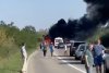 Un bărbat și doi copii, la un pas să-și piardă viața, după ce mașina în care se aflau a luat foc în mers, în Timișoara 856992