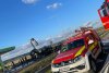 Pericol de explozie la o benzinărie din Timiș: Un autotren a intrat în panoul care afișa prețurile la pompă 864016