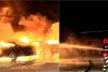 Trei mașini au fost distruse de flăcări, în urma unui incendiu provocat la miezul nopţii, în localitatea Ștei 864104