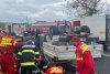 Trei eleve lovite din plin de o camionetă care s-a răsturnat, în Bistriţa. Şoferul, băut, ar fi încercat să evite un TIR 865736