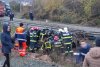Accident grav pe DN7, în județul Arad. O tânără a murit şi o alta a fost grav rănită după ce un buldoexcavator a căzut de pe trailer direct pe mașina în care se aflau 871301
