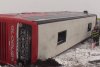 15 oameni au fost răniți, după ce un autocar s-a răsturnat, în județul Vaslui. A fost activat Planul roșu de intervenție 871647