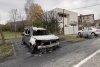 Atac în stil mafiot la Timișoara! Maşina directorului piețelor a fost incendiată în faţa casei sale 873409