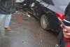 Accident între un Mercedes și un Ford, pe bulevardul Theodor Pallady din București. Circulația mașinilor și tramvaielor este restricționată 874006