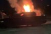 Mașină în flăcări, în Constanța! Pompierii au intervenit de urgență 874294