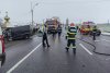 Accident grav în Războieni, Iași! O persoană a murit, iar alte patru sunt rănite, după ce un microbuz și o mașină s-au ciocnit 874389