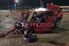 Tânăr mort într-un accident teribil, la ieşire din Constanţa, după ce a intrat cu viteză într-un sens giratoriu și s-a răsturnat cu mașina. Bărbatul avea permisul suspendat 874561