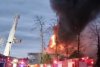 Incendiu puternic la restaurantul Taverna Racilor din Snagov. 13 persoane aflate în clădire s-au autoevacuat 875498