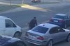 Bărbat lovit intenționat cu maşina și târât pe trotuar, în Slatina. Atacul, filmat de o cameră de supraveghere 878325