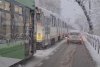 Tramvaie deraiate și circulație îngreunată în București, din cauza ninsorii. Autoritățile nu au deszăpezit străzile | Rareș Hopincă: ”Utilajele vor interveni după ce ninsoarea se oprește” 881913