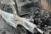 Bărbat din Galați, cercetat după ce a lovit intenționat autoturismele unor rude și le-a dat foc. Una dintre mașini a ars în totalitate 882989