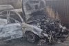 Bărbat din Galați, cercetat după ce a lovit intenționat autoturismele unor rude și le-a dat foc. Una dintre mașini a ars în totalitate 882996