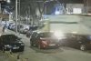 Momentul în care o maşină de gunoi face praf cinci maşini pe o stradă din Alba Iulia 884624