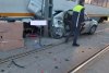 Accident între o mașină și un tramvai, în București | Circulația este blocată pe liniile 1, 10, 11, 25 și 47 885328