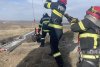 "A rezistat eroic". Un câine căzut într-o groapă de 30 de metri a fost salvat după trei zile de pompierii din Tulcea 886128