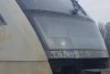Accident feroviar în Bălteni, județul Olt: Un tren de călători a lovit remorca plină cu gunoi a unui camion 886293