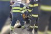 O căţeluşă blocată într-o conductă a fost salvată de pompieri din Iaşi, în urma unui apel la 112 895112