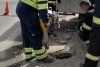 O căţeluşă blocată într-o conductă a fost salvată de pompieri din Iaşi, în urma unui apel la 112 895113