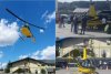 "A băgat GPL de 50 lei!" | Rămas fără combustibil, un român s-a dus cu elicopterul la cea mai apropiată benzinărie. Imagini de senzaţie din Curtea de Argeş 895519