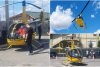 Pilotul care aterizează cu elicopterul în benzinării refuză să dea explicaţii. Autoritățile îl cercetează după ce "a alimentat" în Argeş şi Alba 895908
