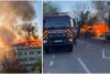 Incendiu violent în Bucureşti. Zeci de pompieri intervin 896191